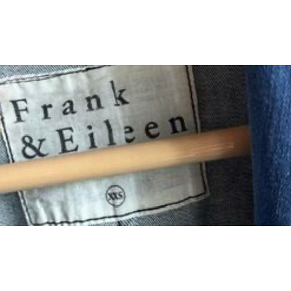 NWOT Frank & Eileen Blue Dublin Blazer XXS-XS-S 17.5in p to p 24in length - Picture 4 of 6